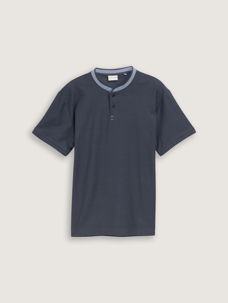 polo con colletto alla coreana
