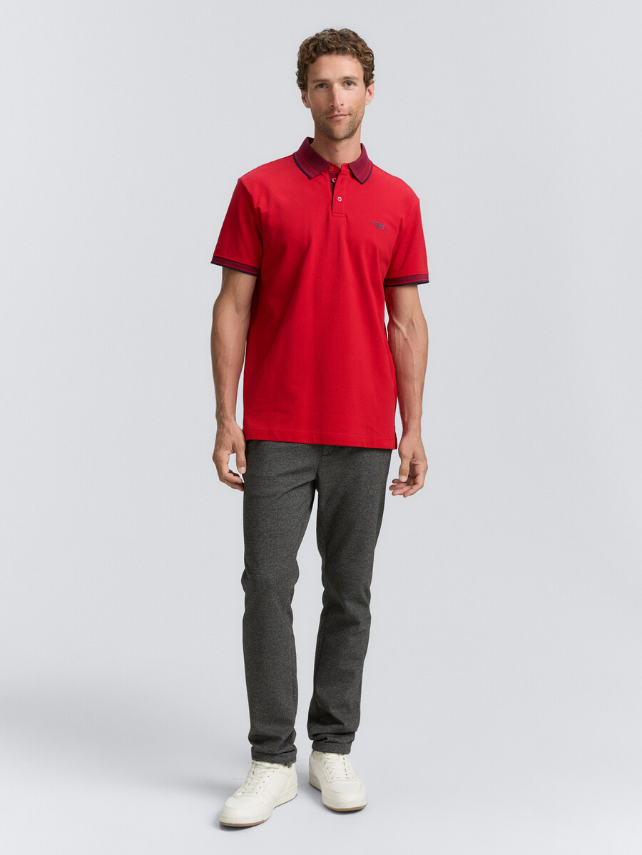polo in piqué elasticizzato