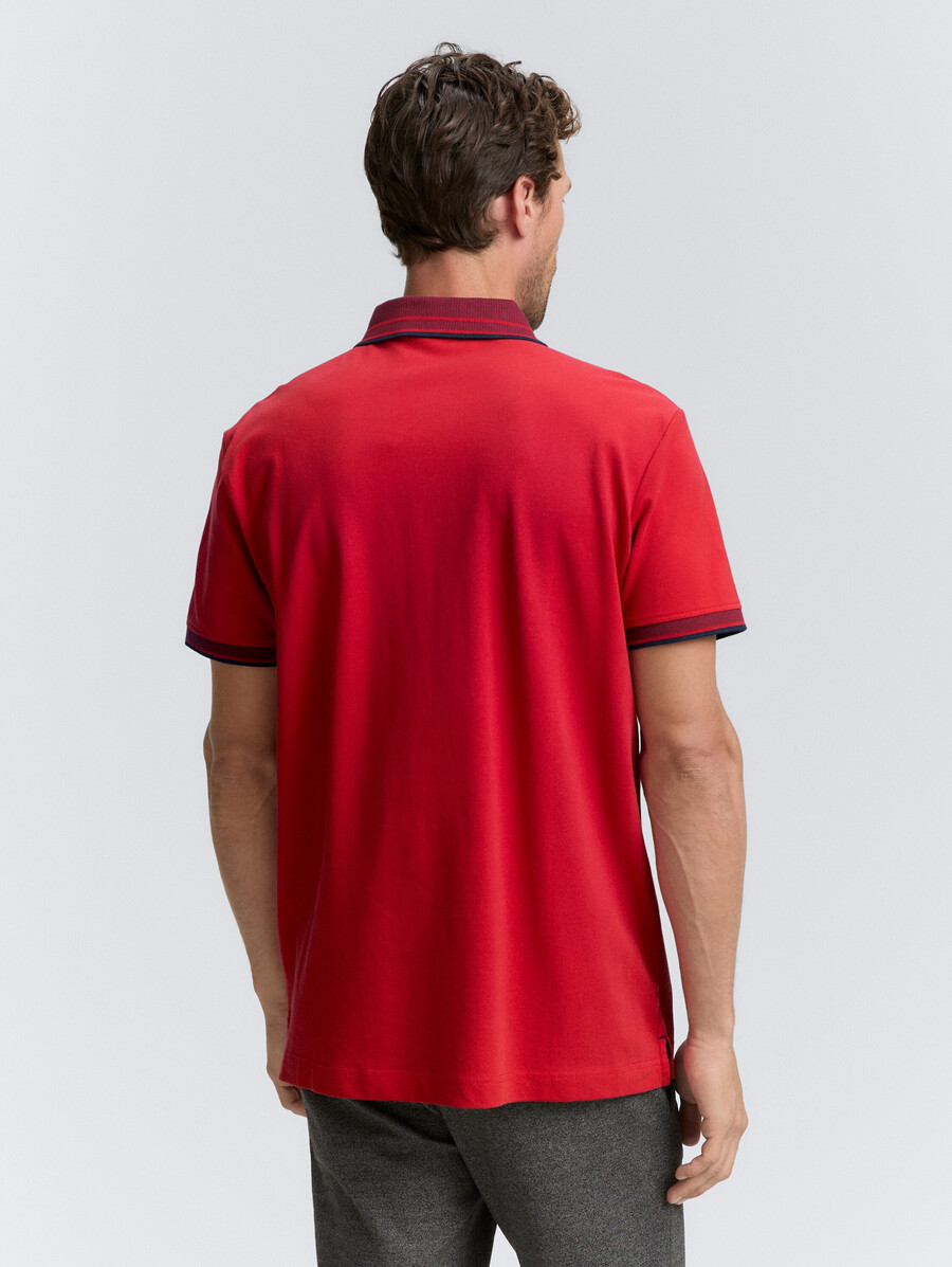 polo in piqué elasticizzato