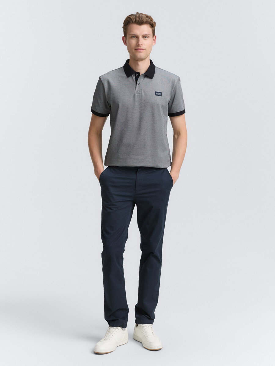 polo in piqué elasticizzato