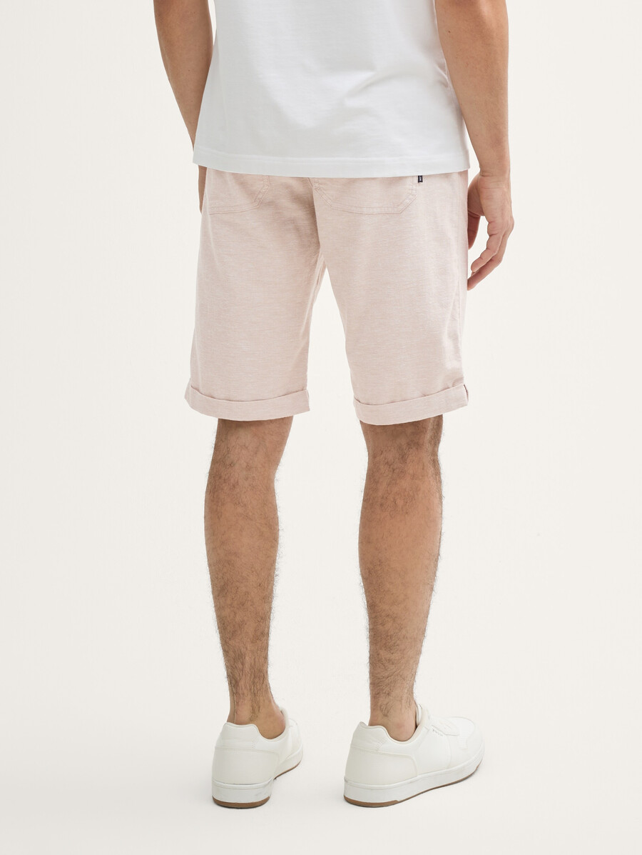 pantaloncini normali con contenuto di lino