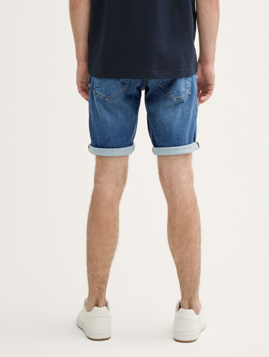 pantaloncini di jeans slim regolari ttjosh super elasticizzati