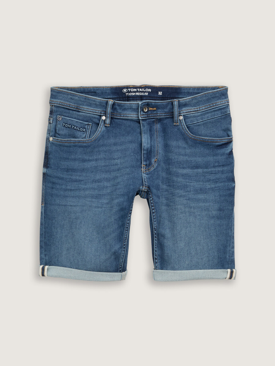 pantaloncini di jeans slim regolari ttjosh super elasticizzati