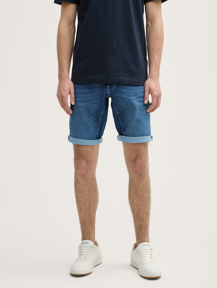 pantaloncini di jeans slim regolari ttjosh super elasticizzati