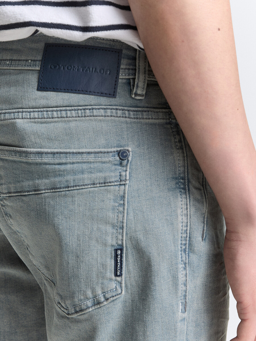 pantaloncini jeans slim regolari ttjosh elasticizzati