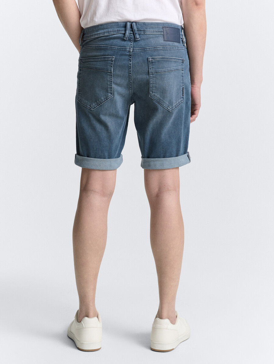 pantaloncini jeans slim regolari ttjosh elasticizzati