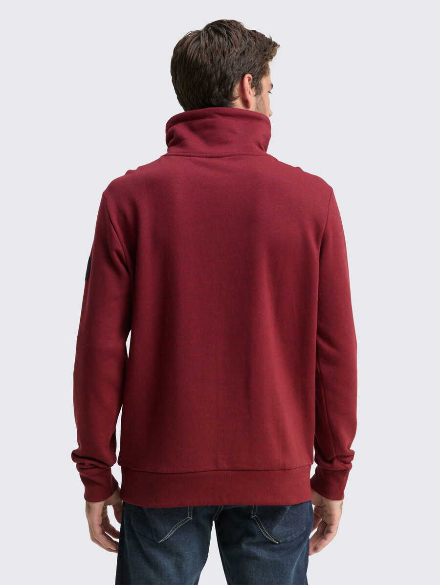 felpa snood con dettagli logo