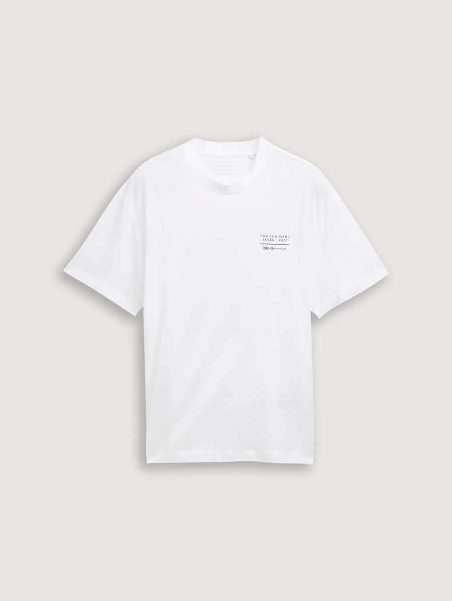 t-shirt dalla vestibilità comoda con stampa sul retro