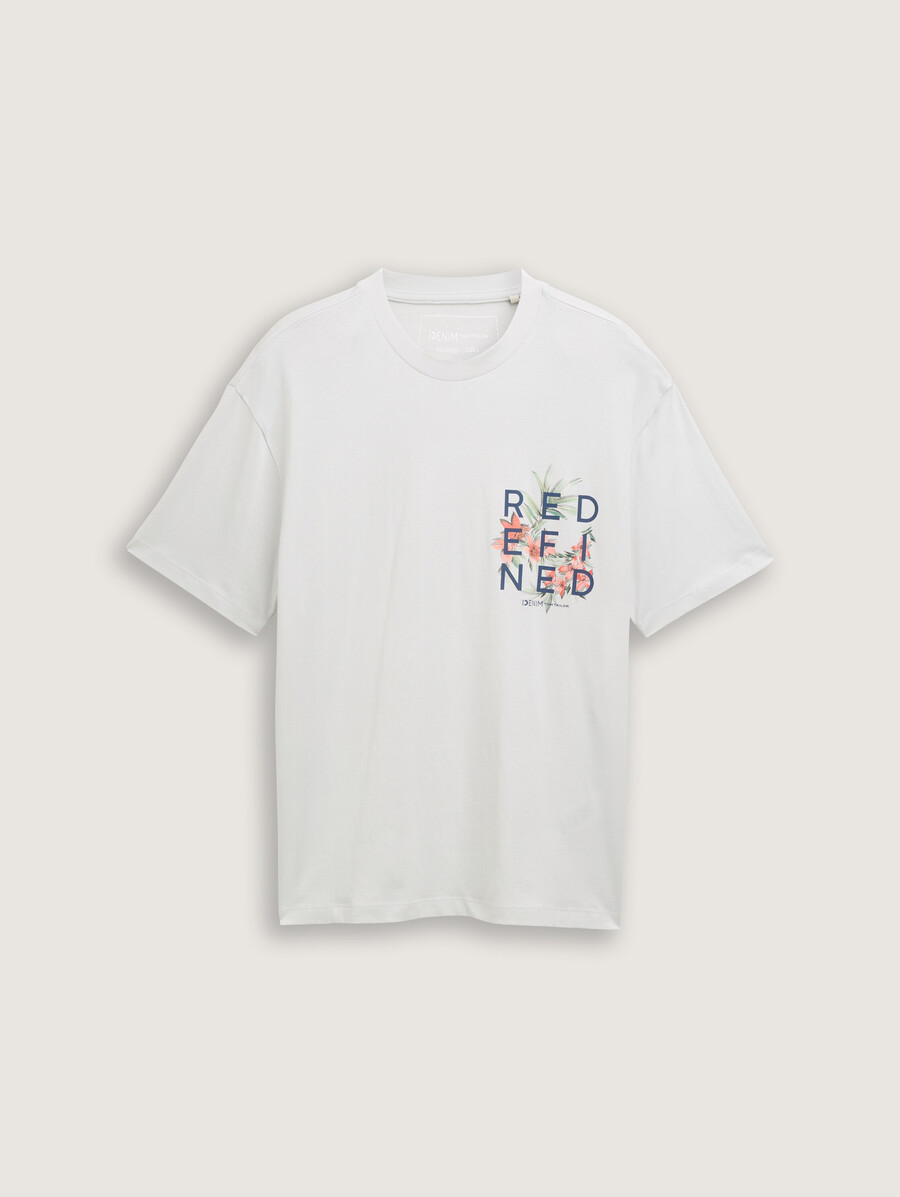 t-shirt dalla vestibilità comoda con stampa sul retro