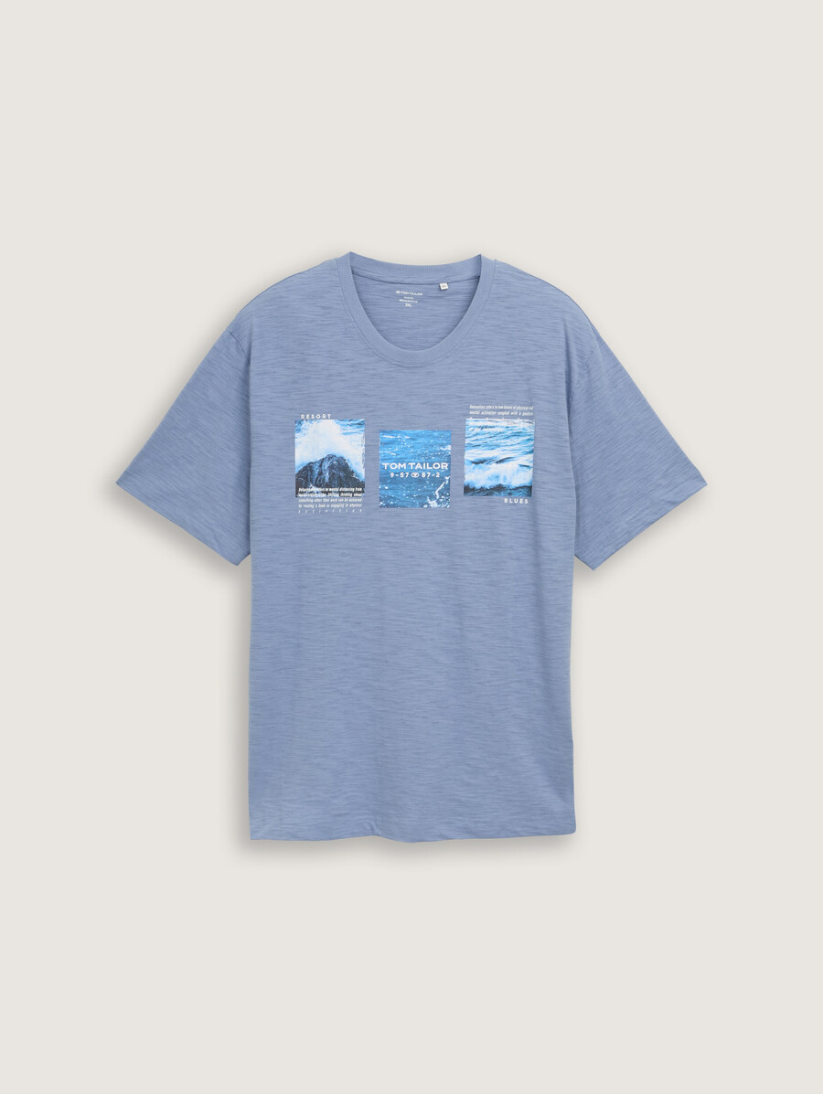 taglie forti - t-shirt con stampa fotografica