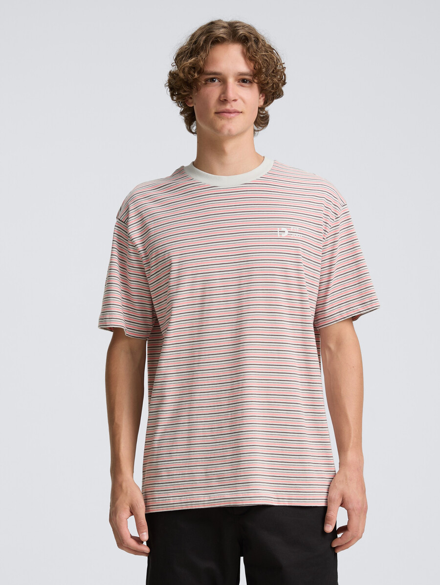t-shirt dalla vestibilità comoda con motivo a righe