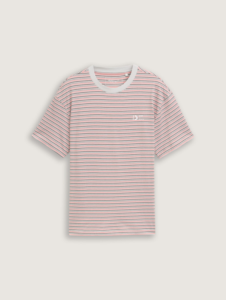 t-shirt dalla vestibilità comoda con motivo a righe