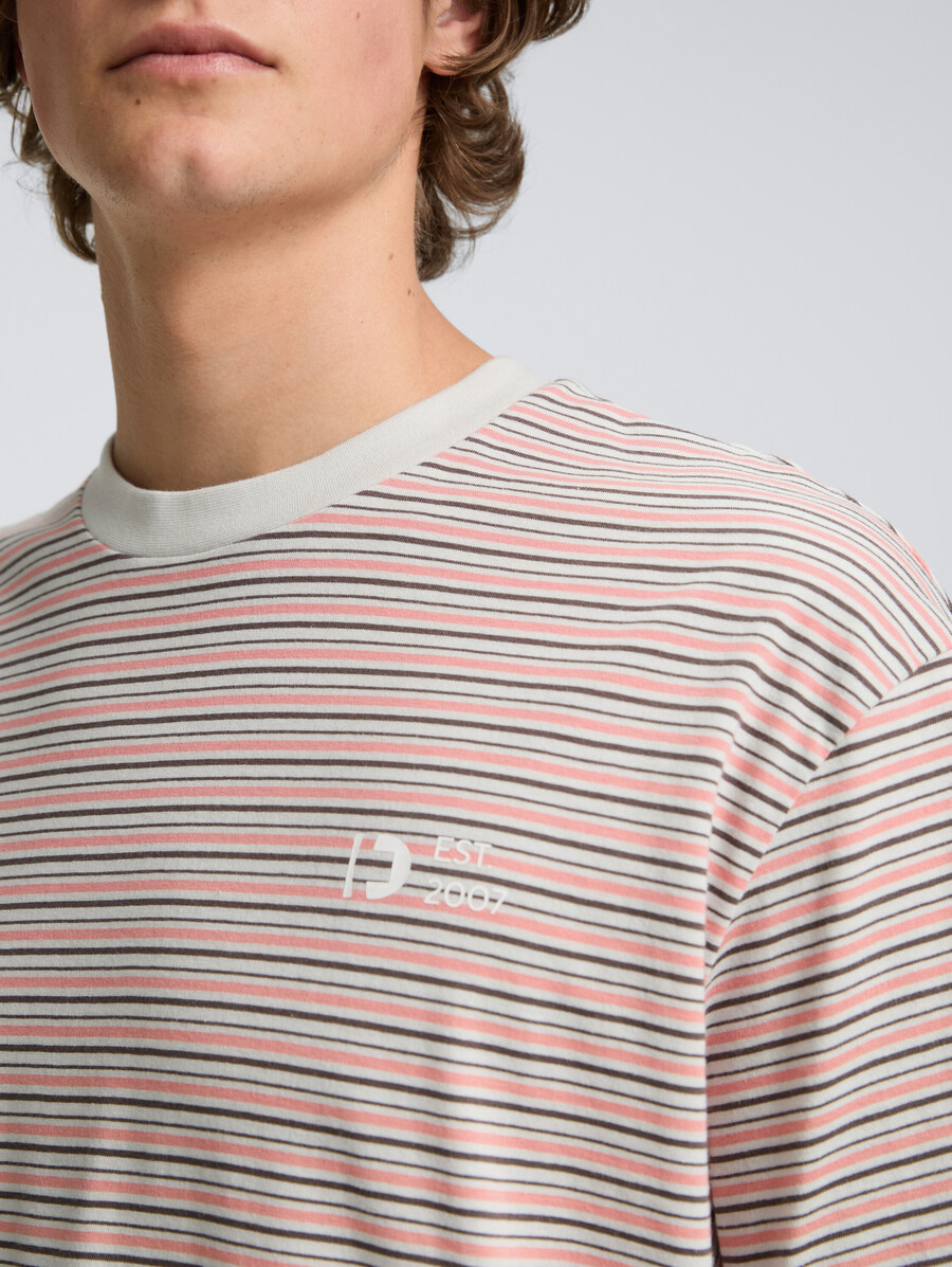 t-shirt dalla vestibilità comoda con motivo a righe