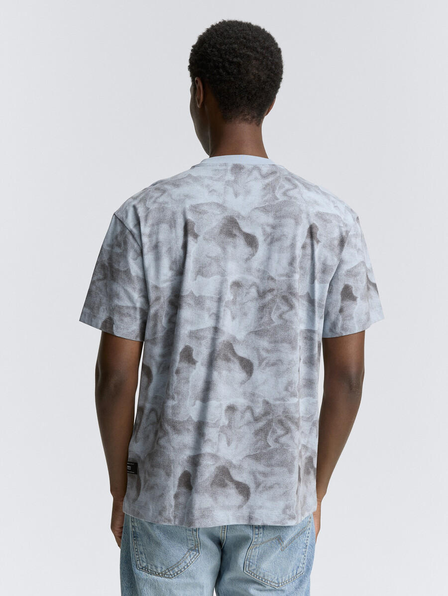 t-shirt dalla vestibilità comoda con stampa all-over