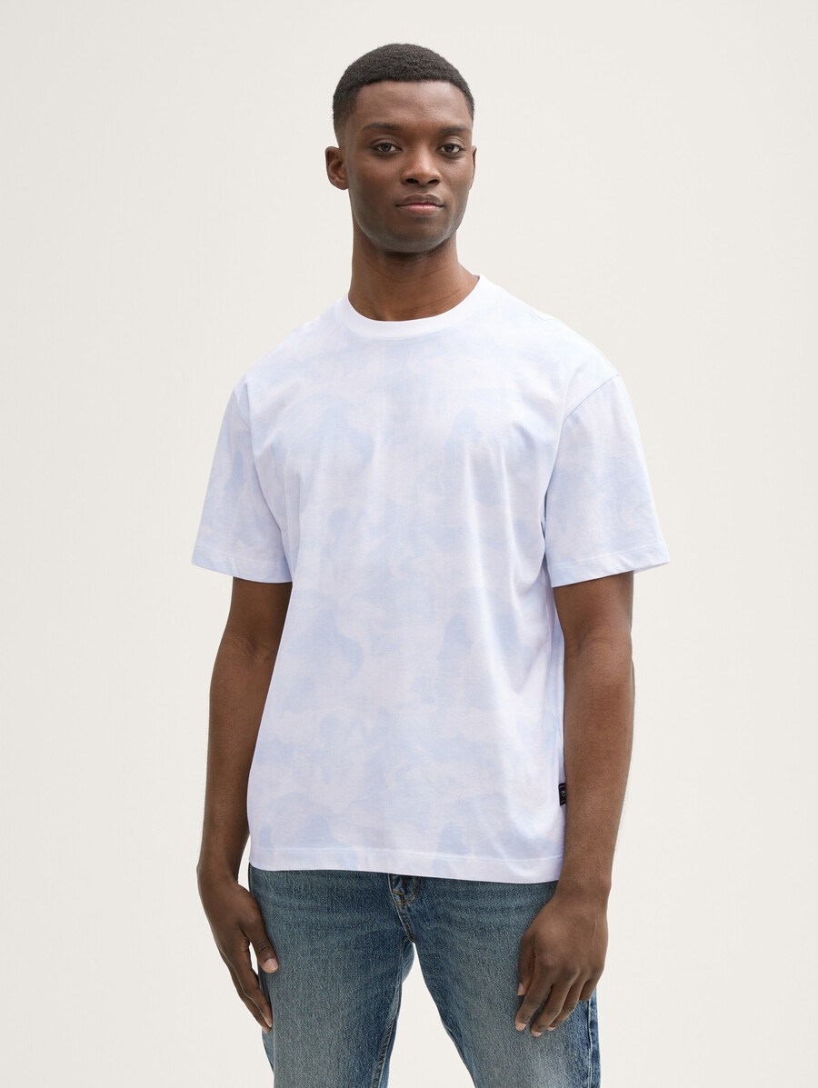 t-shirt dalla vestibilità comoda con stampa all-over
