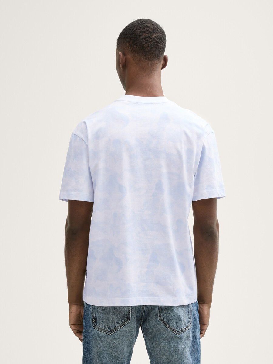 t-shirt dalla vestibilità comoda con stampa all-over