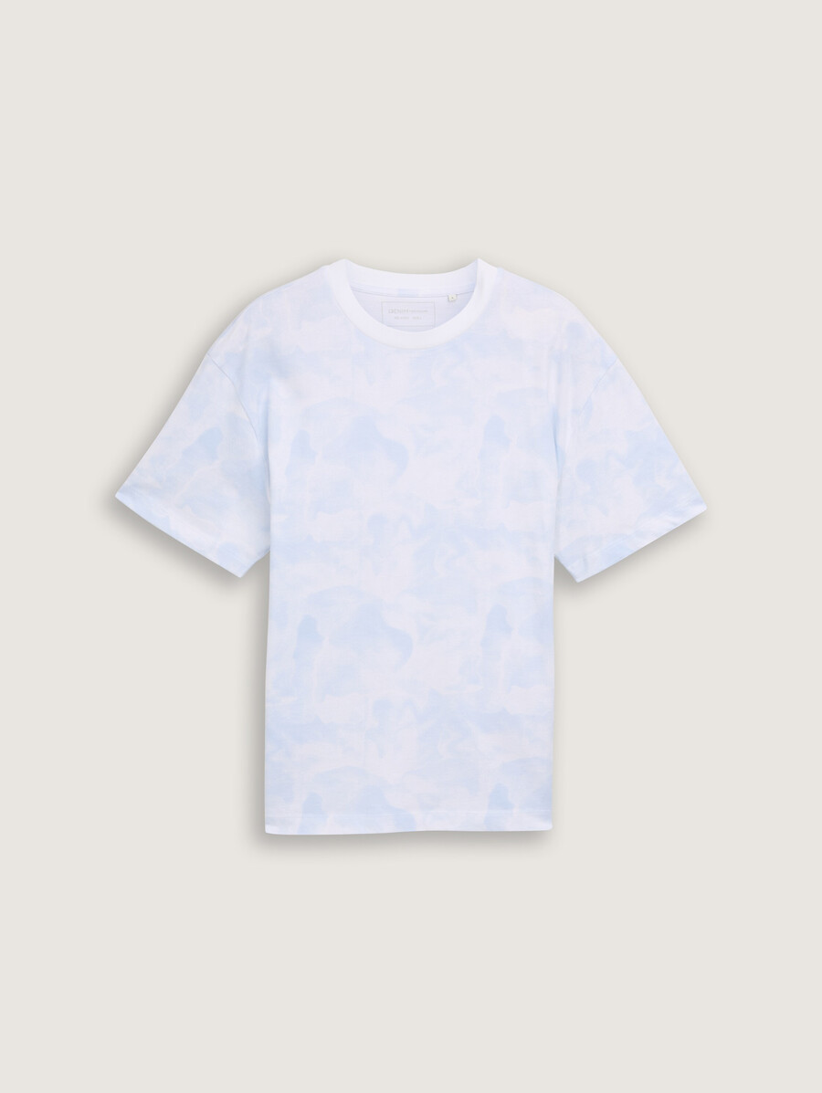 t-shirt dalla vestibilità comoda con stampa all-over