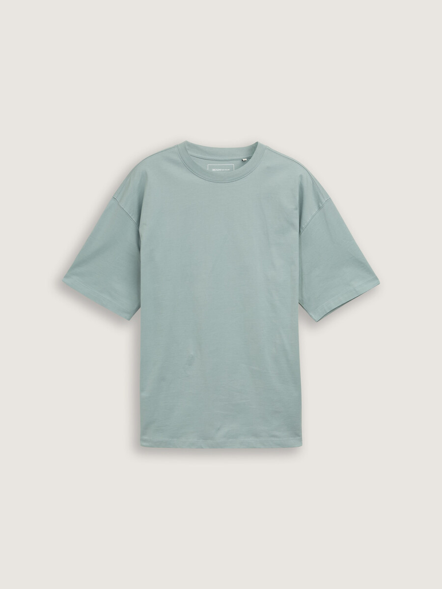 t-shirt oversize con stampa sul retro