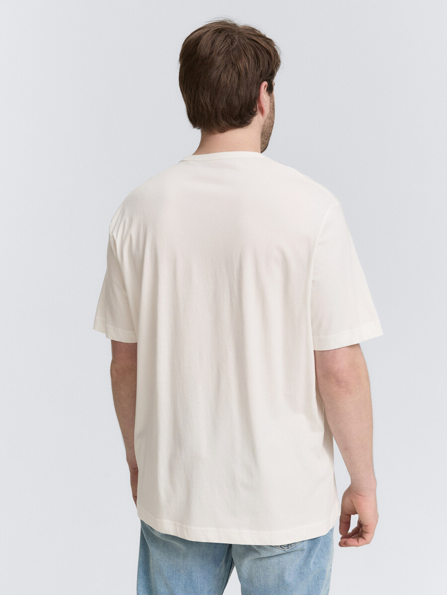 taglie forti - t-shirt con stampa fotografica