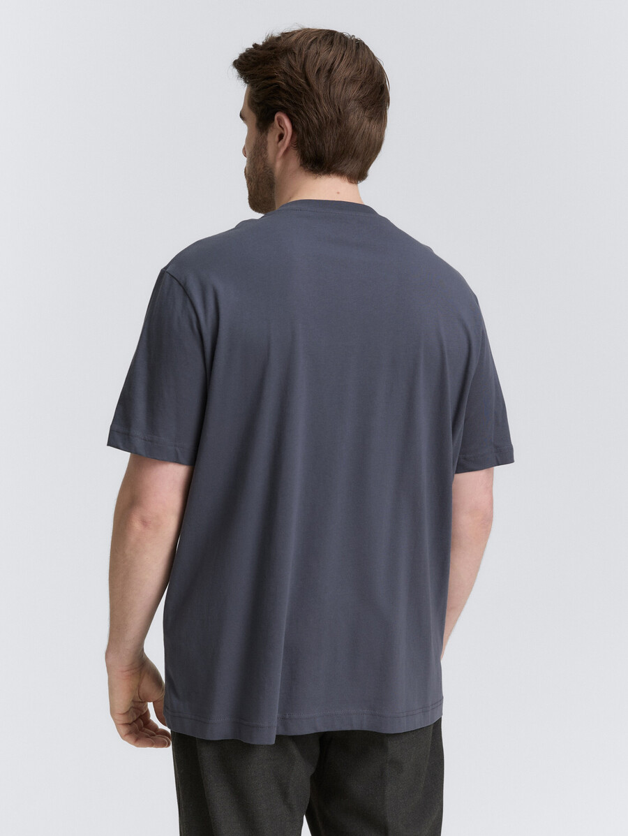 taglie forti - t-shirt con stampa logo