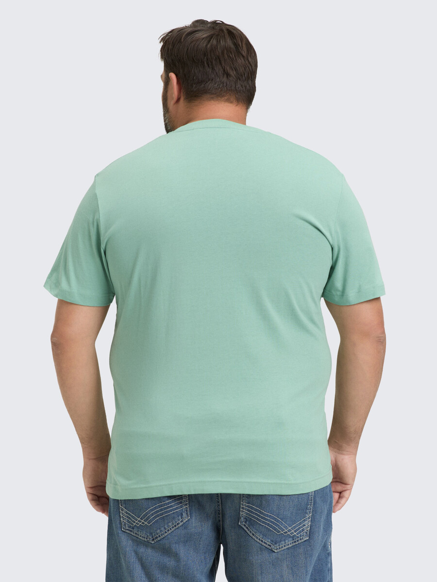 taglie forti - t-shirt con stampa logo