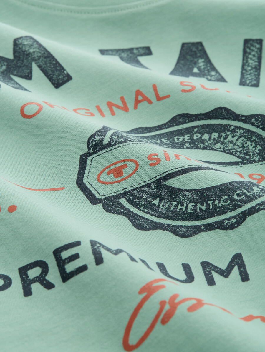taglie forti - t-shirt con stampa logo