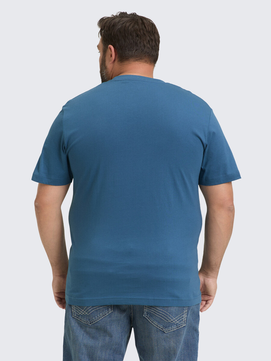 taglie forti - t-shirt con stampa logo