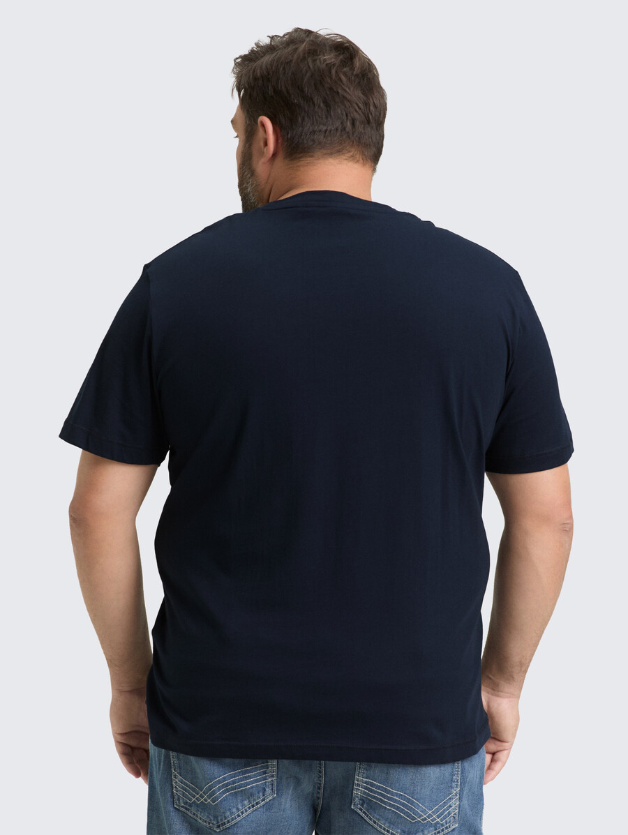 taglie forti - t-shirt con stampa fotografica