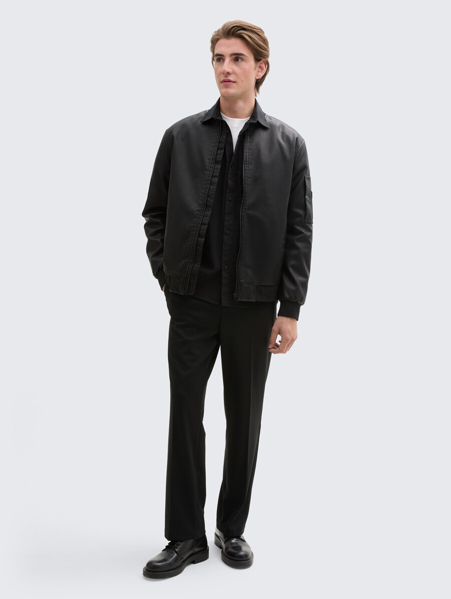 pantaloni in piqué dalla vestibilità ampia