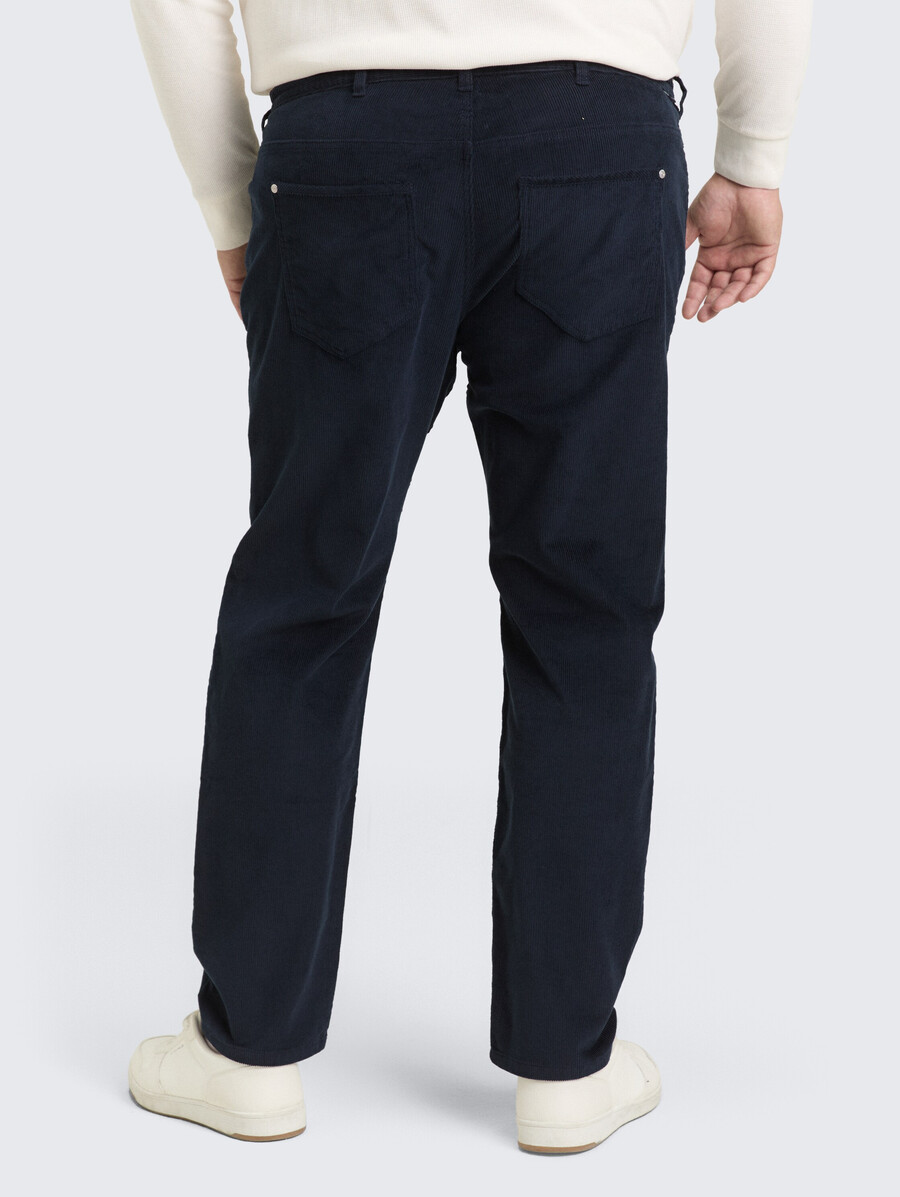 taglie forti - pantaloni in velluto a coste dalla vestibilità regolare