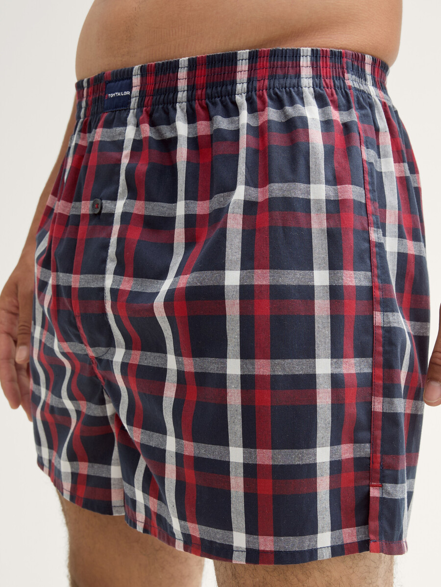 boxer in cotone di media lunghezza in confezione da 2