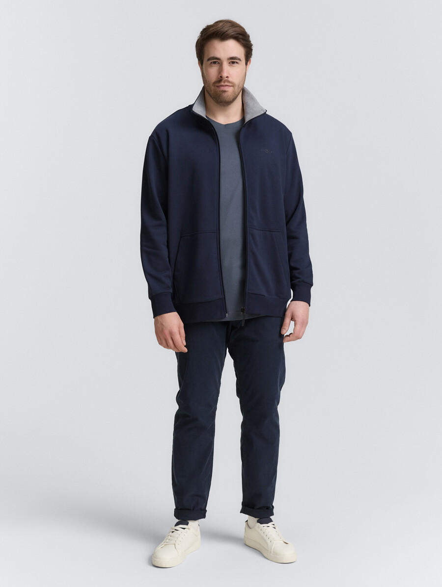 plus size - felpa con collo alto